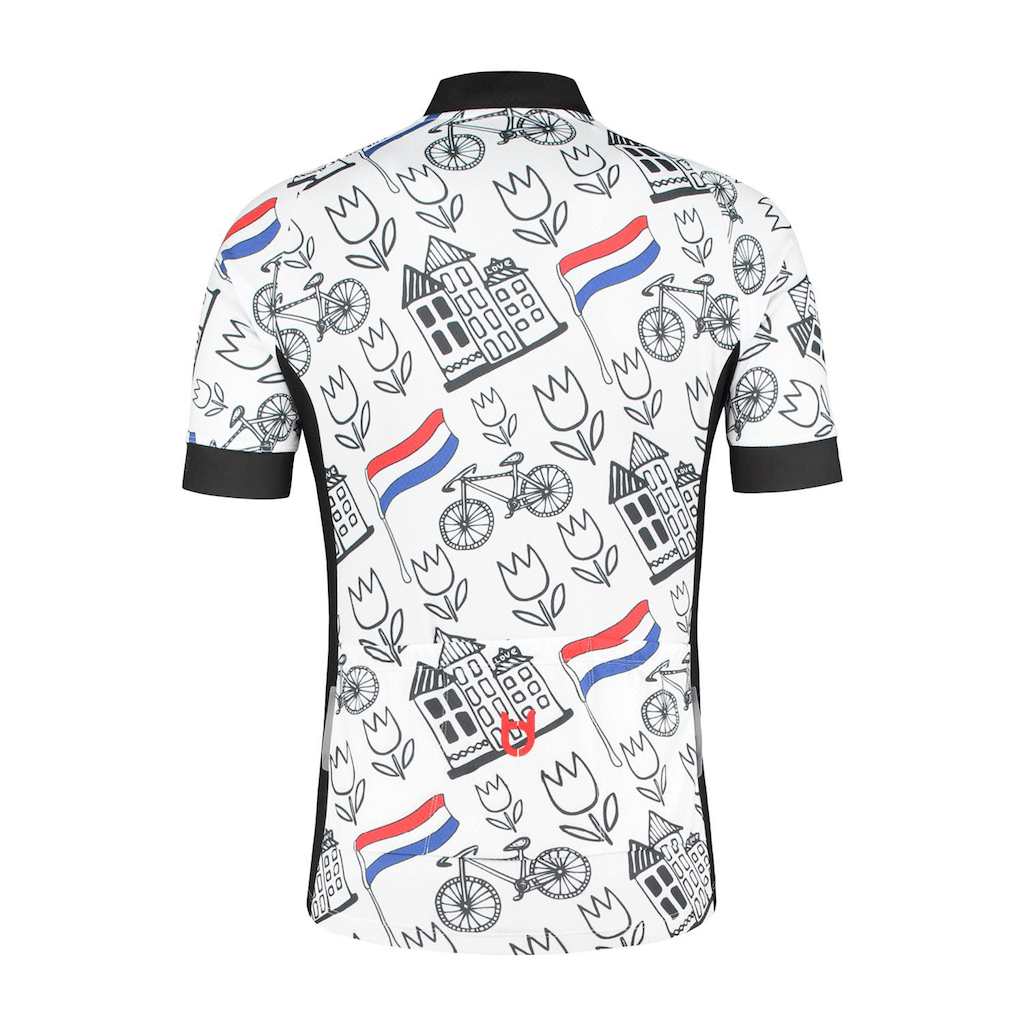 Nederlands Holland wielershirt TD sportswear achterkant