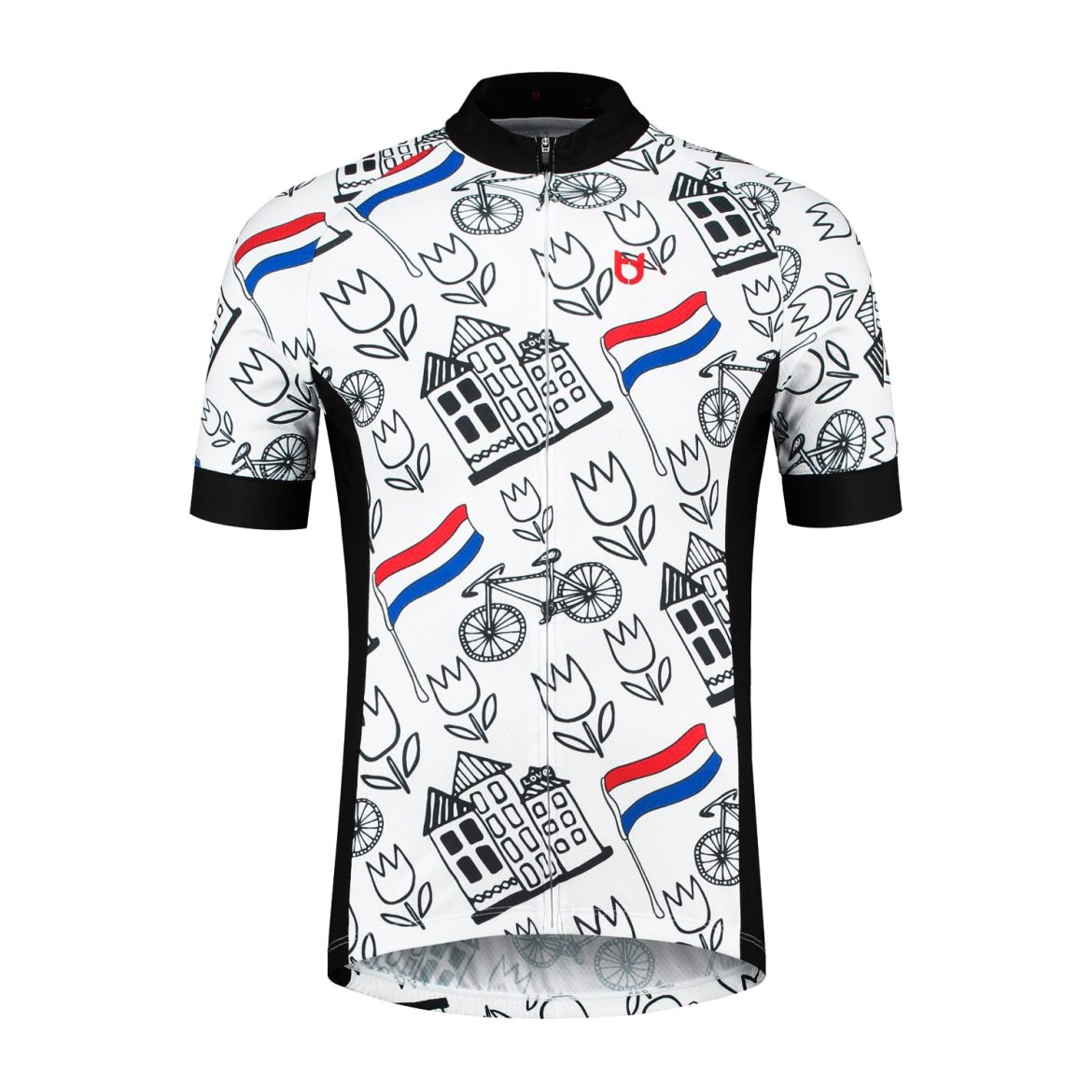 TD cycling jersey front side Holland style