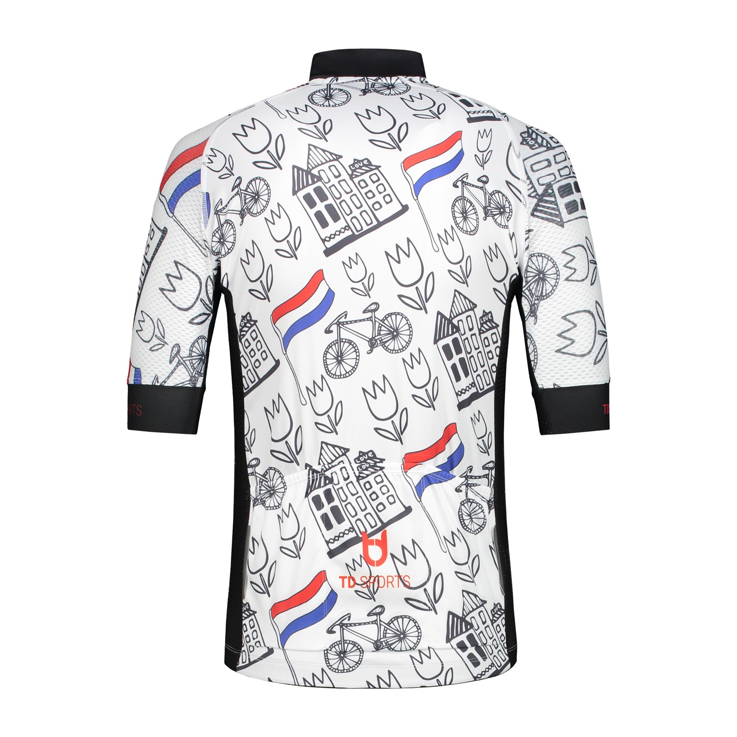 back holland cycling jersey TD sportswear