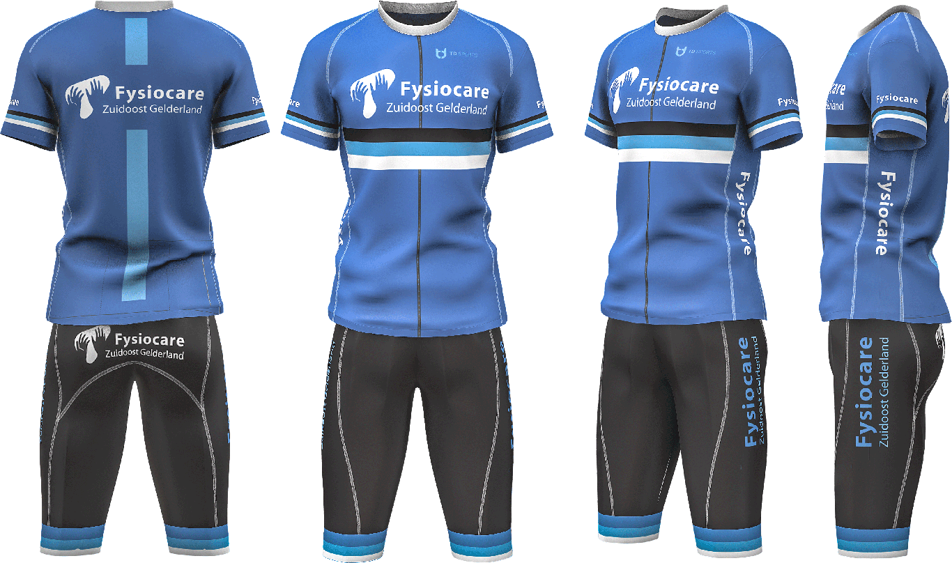 3D picture fysiocare cycling teamwear