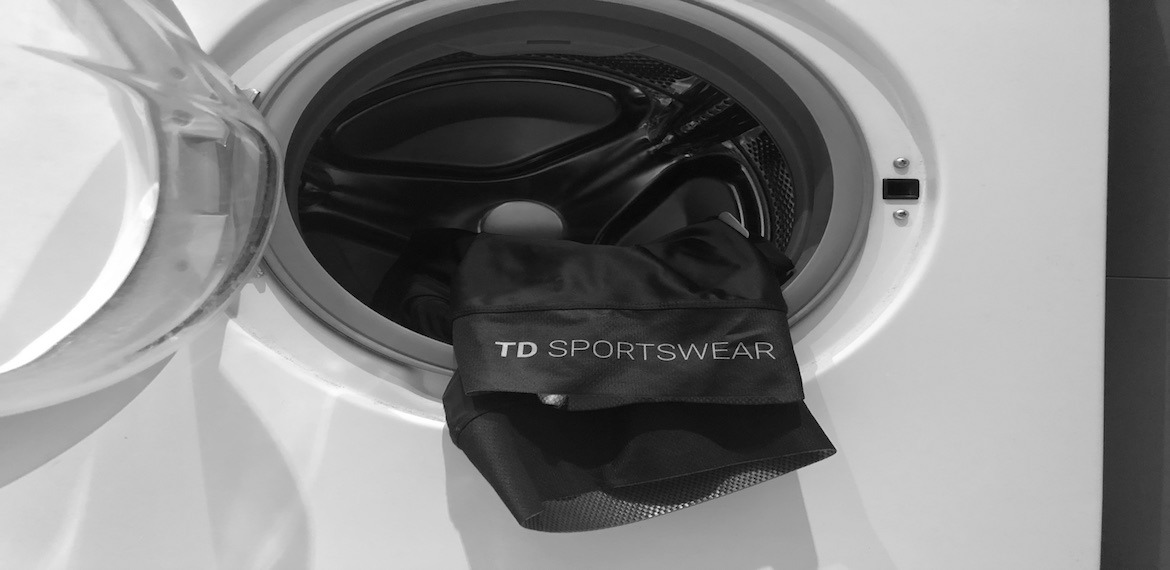 TD sportswear wielerkleding wassen instructies