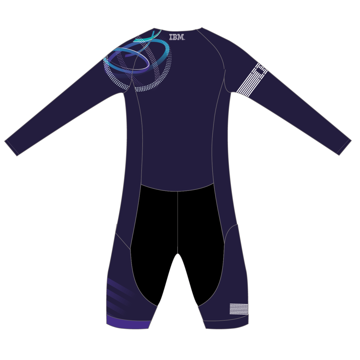 IBM speed suit achterzijde TD sportswear