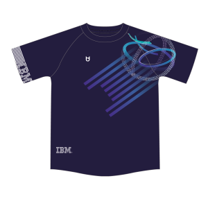 IBM running shirt front side