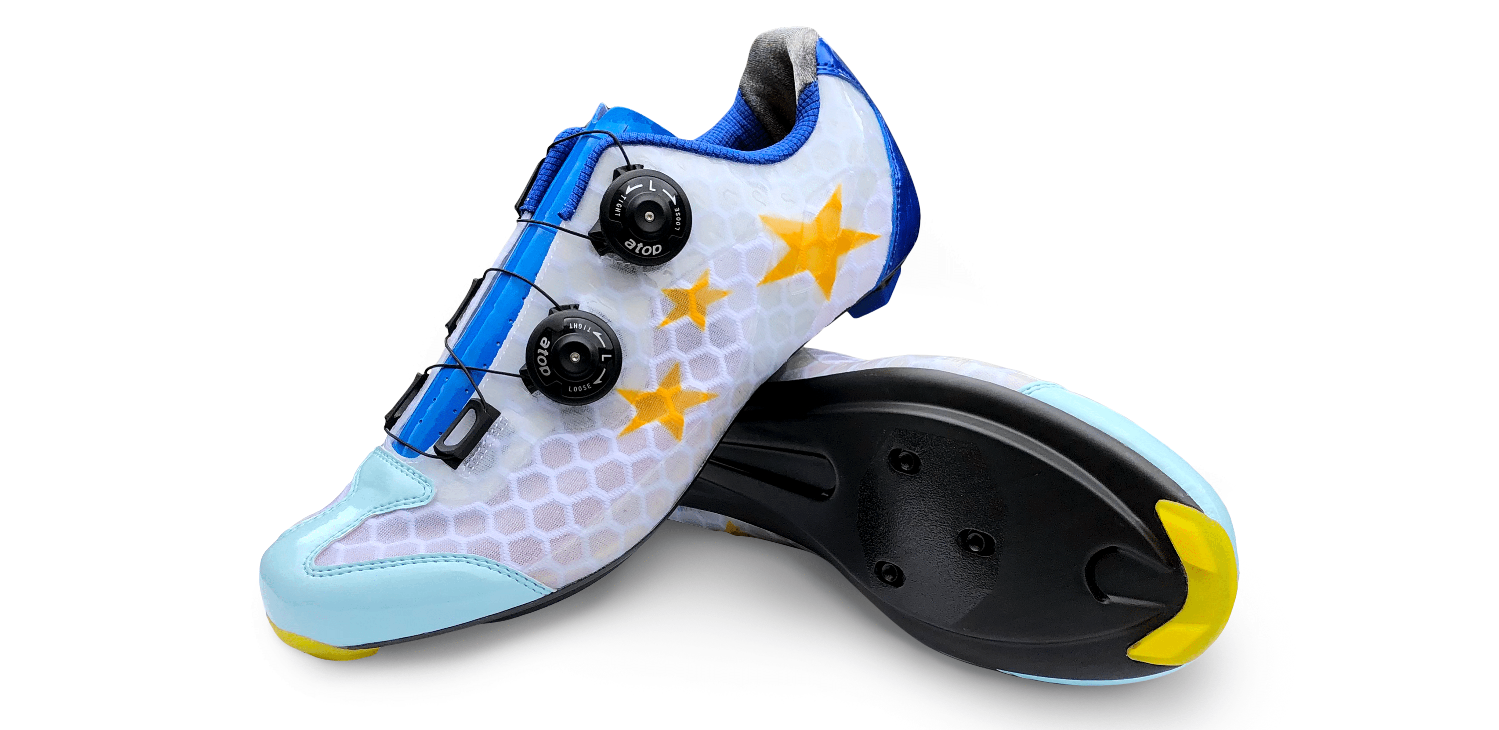 Fietsschoenen custom TD sportswear klantfoto