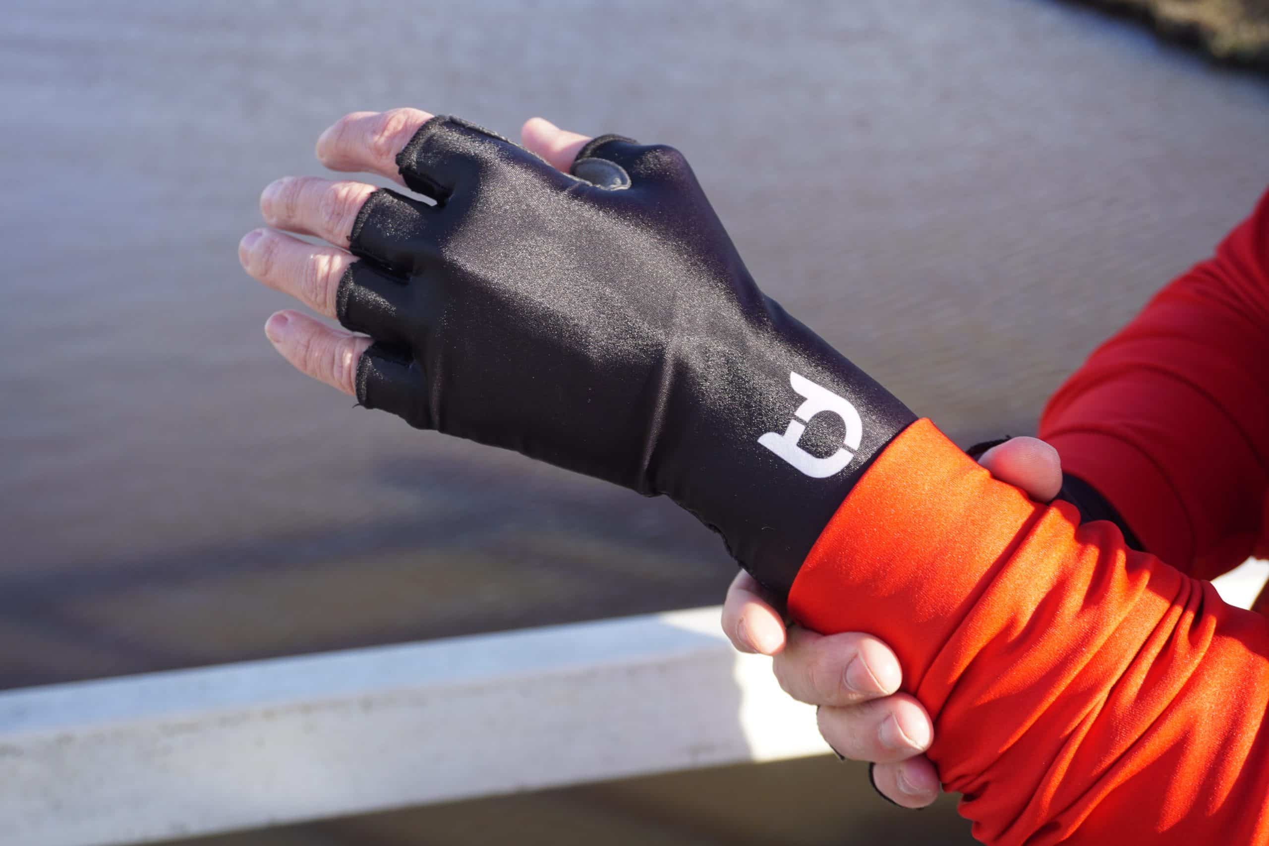 Handschoenen custom wielrennen closeup