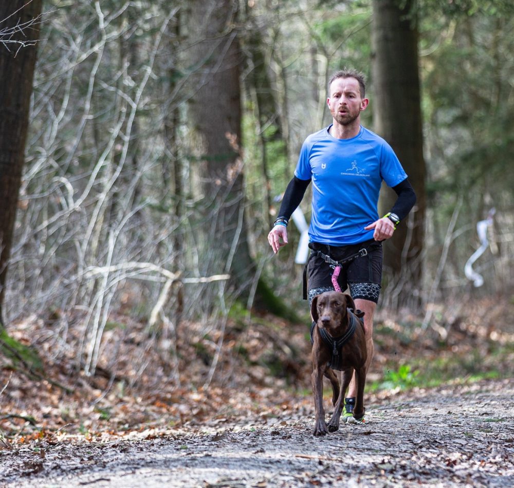 Running with dog