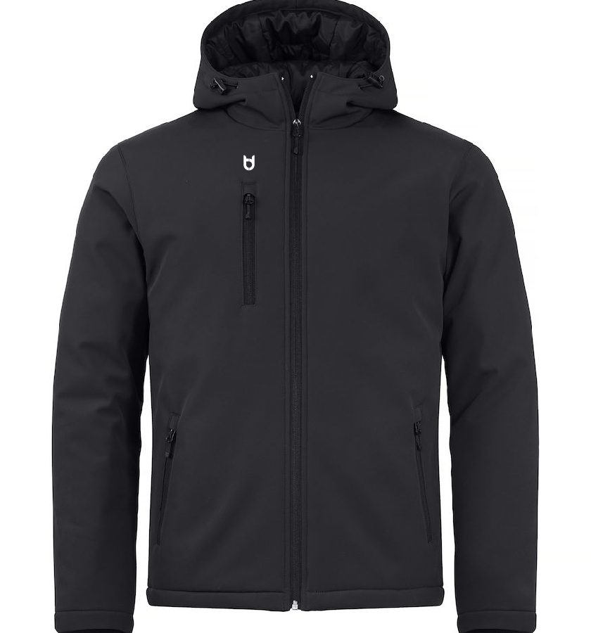 00 - Softshell Black Male - Front