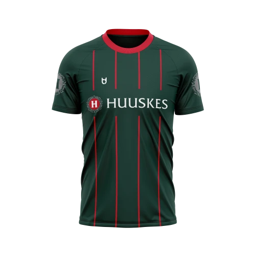 loopshirt ontwerp groen rood