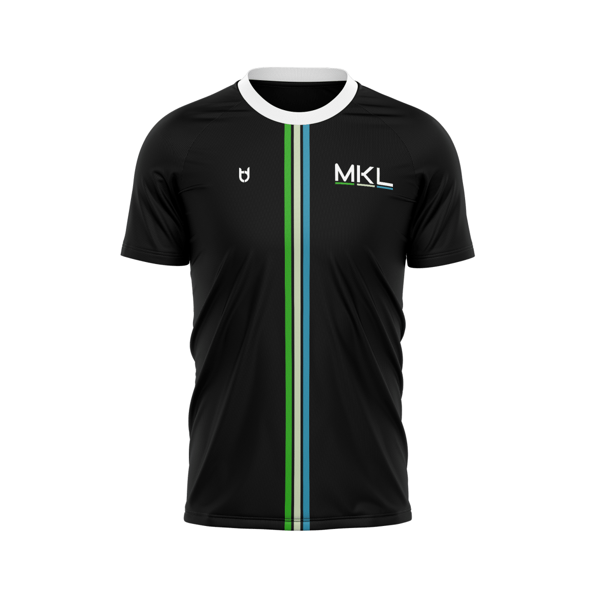 loopshirt ontwerp zwart groen blauw