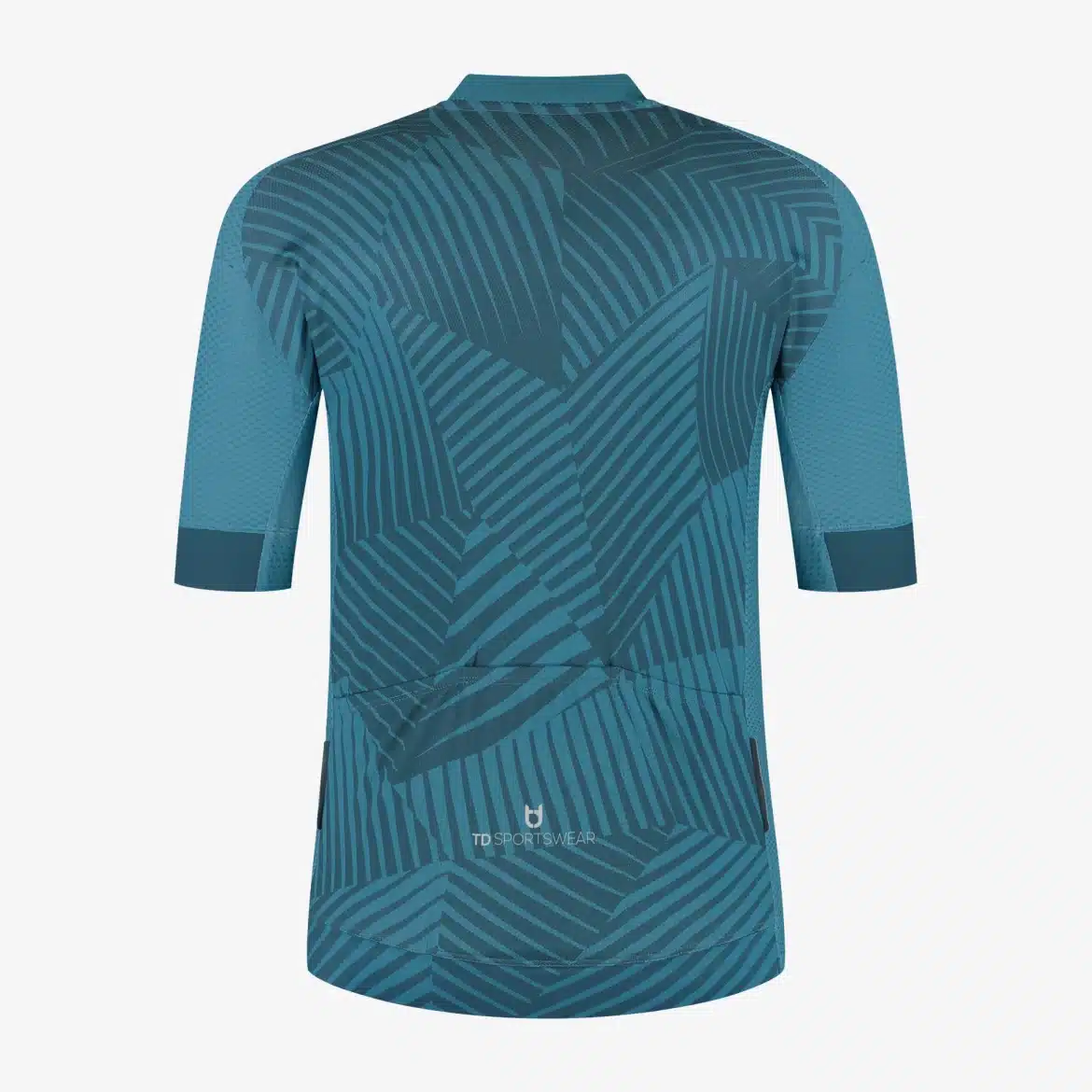 Rear view of the Pro 800 jersey showing pro pocket layout and mesh back paneling.