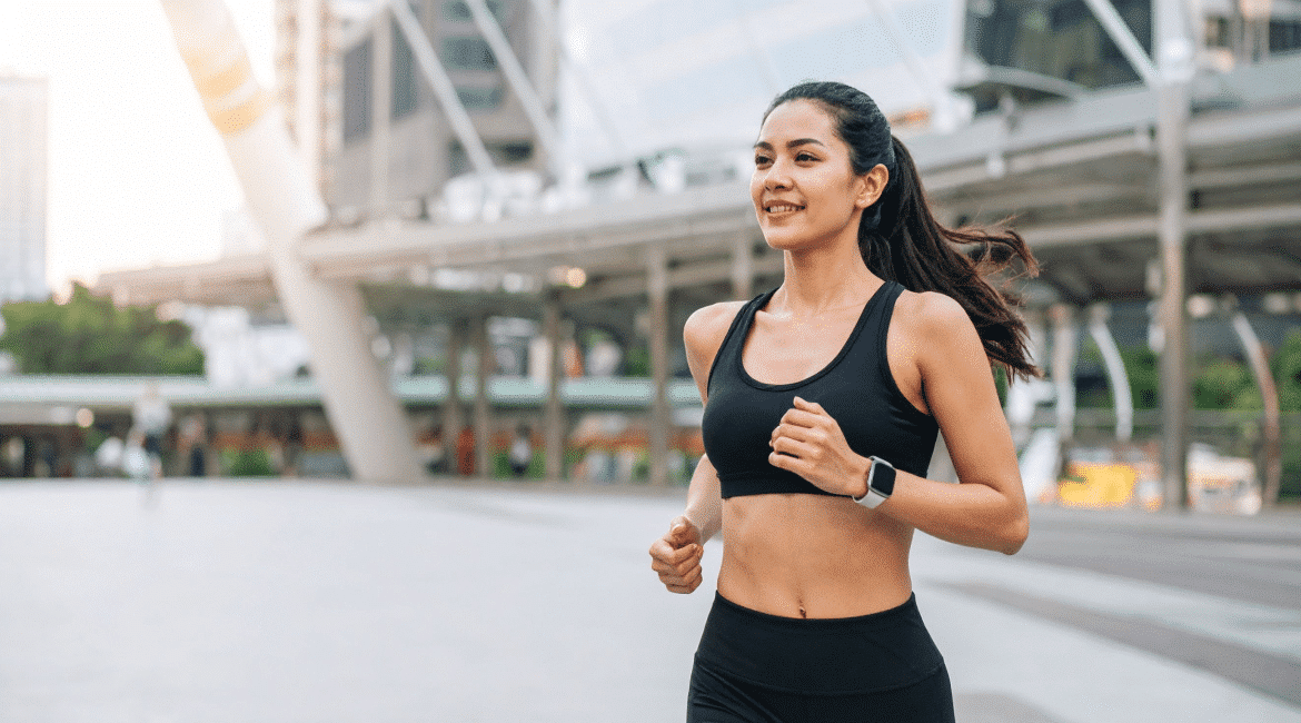 High-impact sports bra