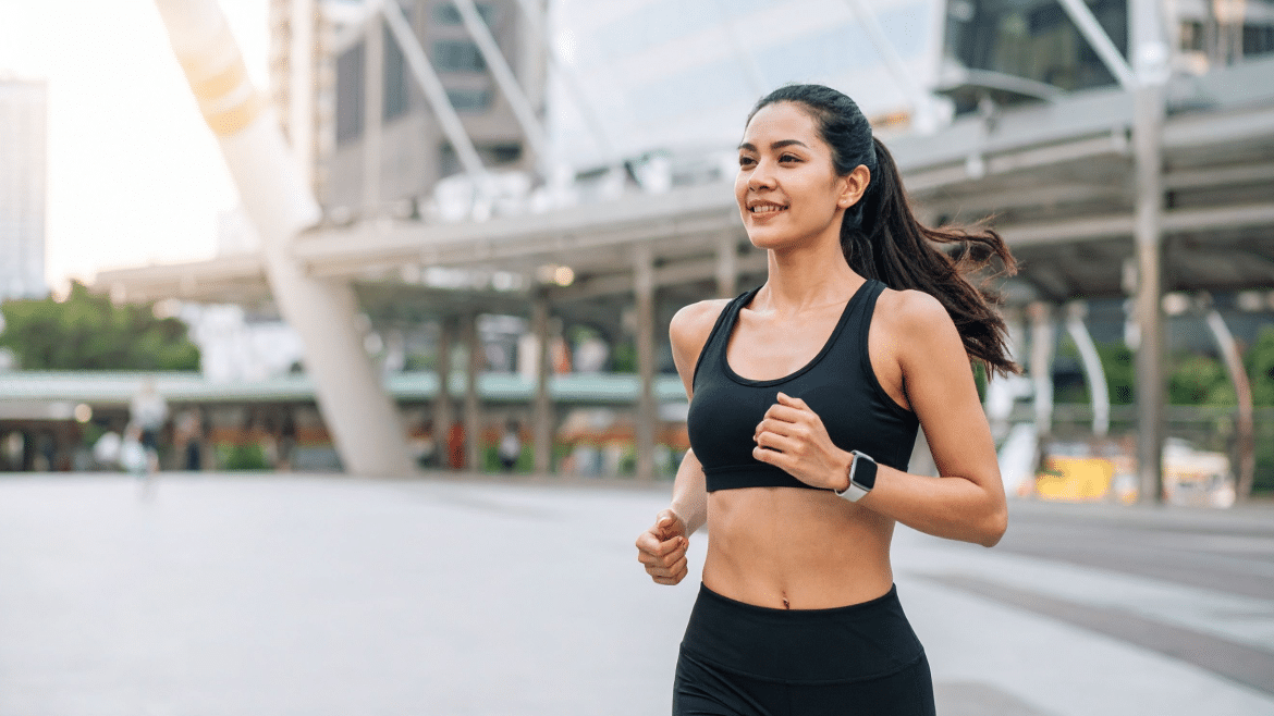 High-impact sports bra