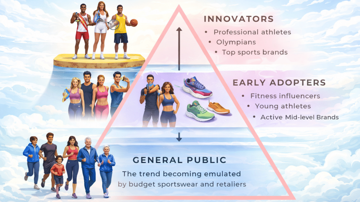 Trickle-Down-Theorie in Sportbekleidung