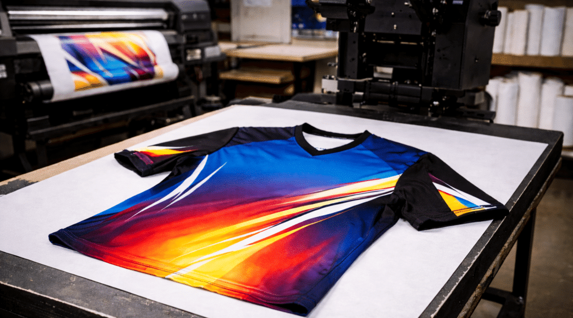 Sublimation printing in sportswear